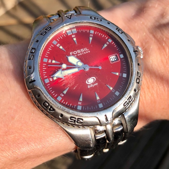 HOT Hotel Kalinga Fossil Blue Watch Titanium Hotel Kalinga Fossil